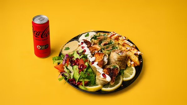 Chicken Kebab and Chicken Shawarma Meal